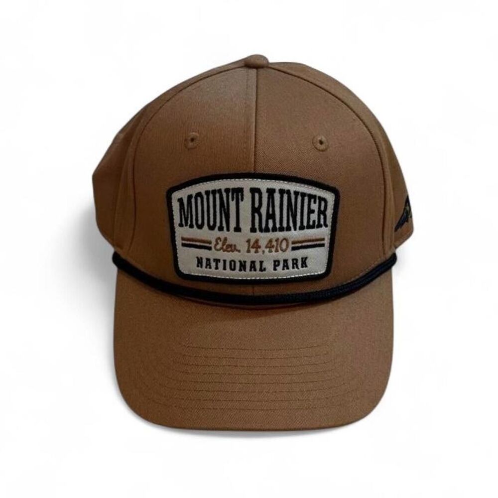 Mount Rainier National Park Baseball Cap – Brown/Tan